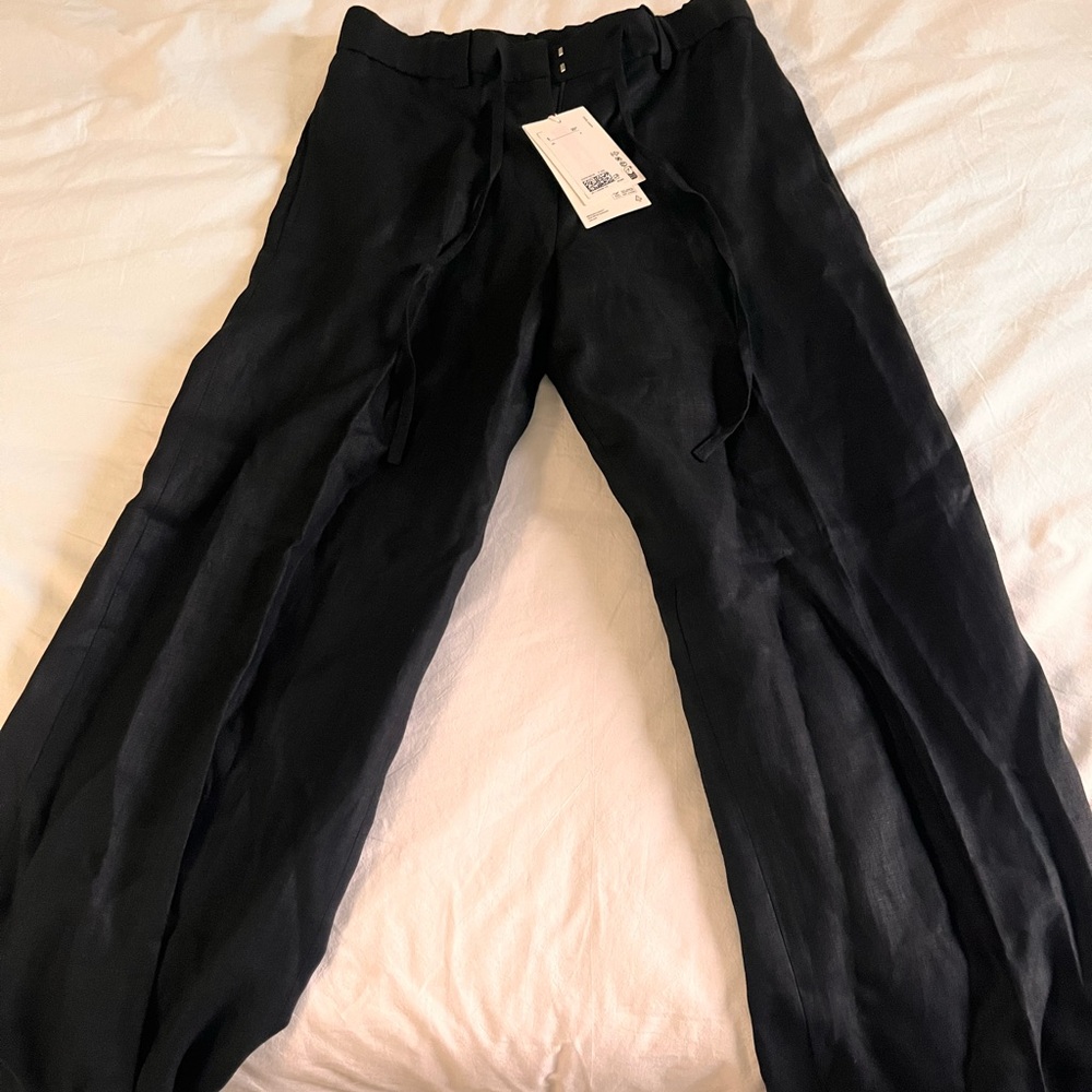 COS Linen Drawstring Pants - Picture 5 of 6